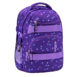 Wave Infinity Rucksack - Purple Dots