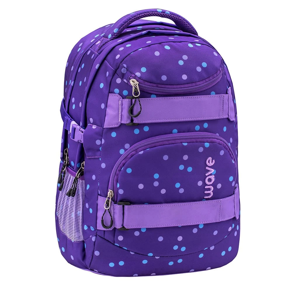 Wave Infinity Rucksack - Purple Dots 1 Wave Infinity Rucksack - Purple Dots