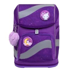 Smarty Ergonomisches Schulranzen-Set 4-teilig - Purple Sky