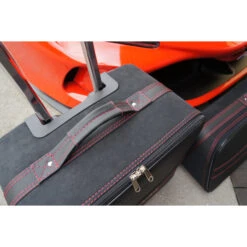 Ferrari F8 Tributo + F8 Spider (inkl. 488 Pista + 458 Speziale) - 2-tlg. Kofferset Kofferraum - Rote Naht/Futter Grau -Brax Taschen Deutschland Verkaufs-Shop 1050042 2