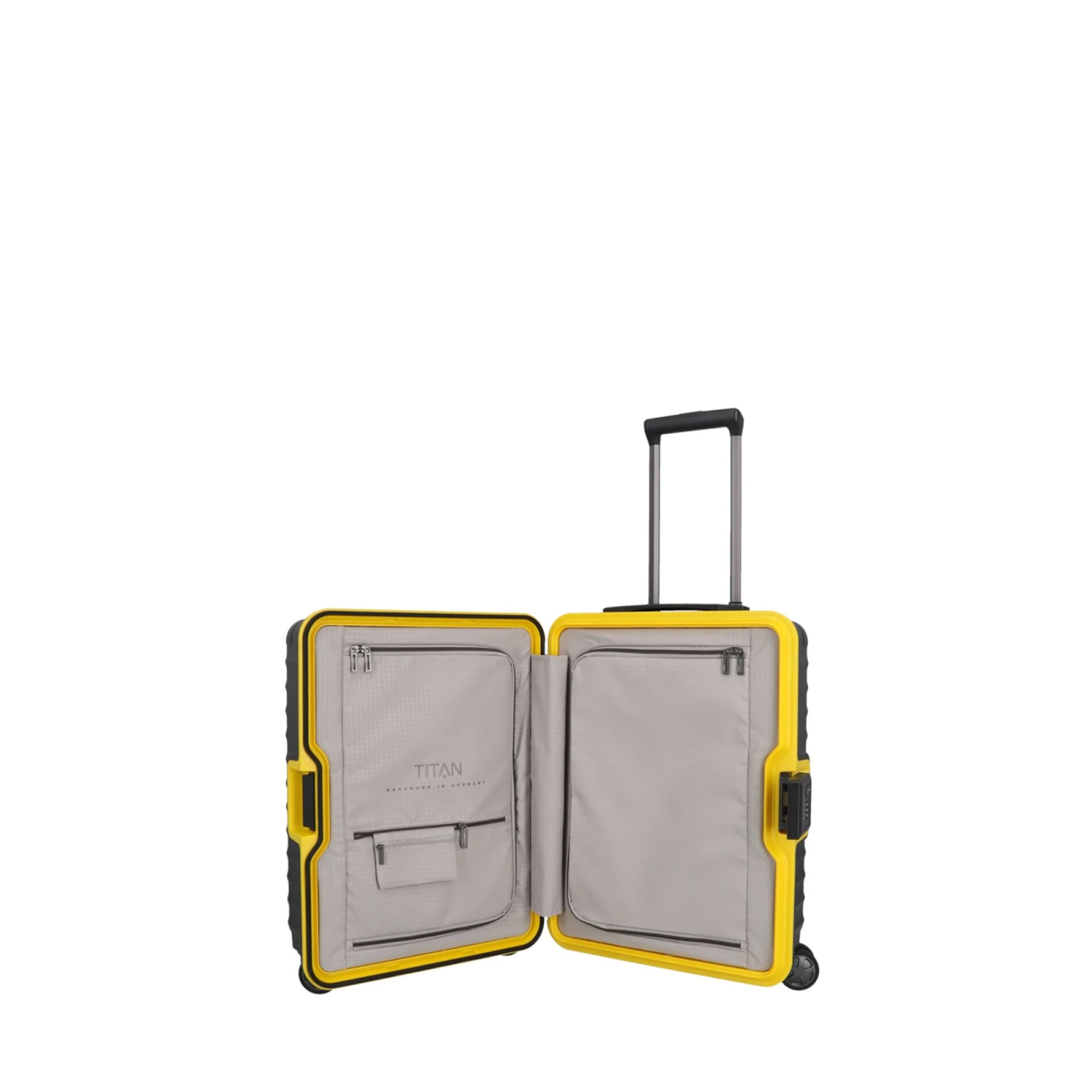 TITAN LITRON FRAME 4-Rollen-Kabinentrolley S - BVB Edition Schwarz-Gelb 2 TITAN LITRON FRAME 4-Rollen-Kabinentrolley S - BVB Edition Schwarz-Gelb – Bild 2