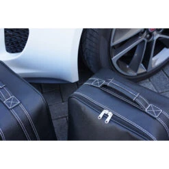 Jaguar F-Type (EU) Cabrio Bis 5/2016 - 4tlg. Kofferset Kofferraum - Silbergraue Naht/Futter Grau -Brax Taschen Deutschland Verkaufs-Shop 1050632 5
