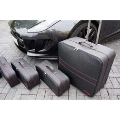 Jaguar F-Type Coupé (EU) - 5tlg. Kofferset Kofferraum - Rote Naht -Brax Taschen Deutschland Verkaufs-Shop 1050642 8