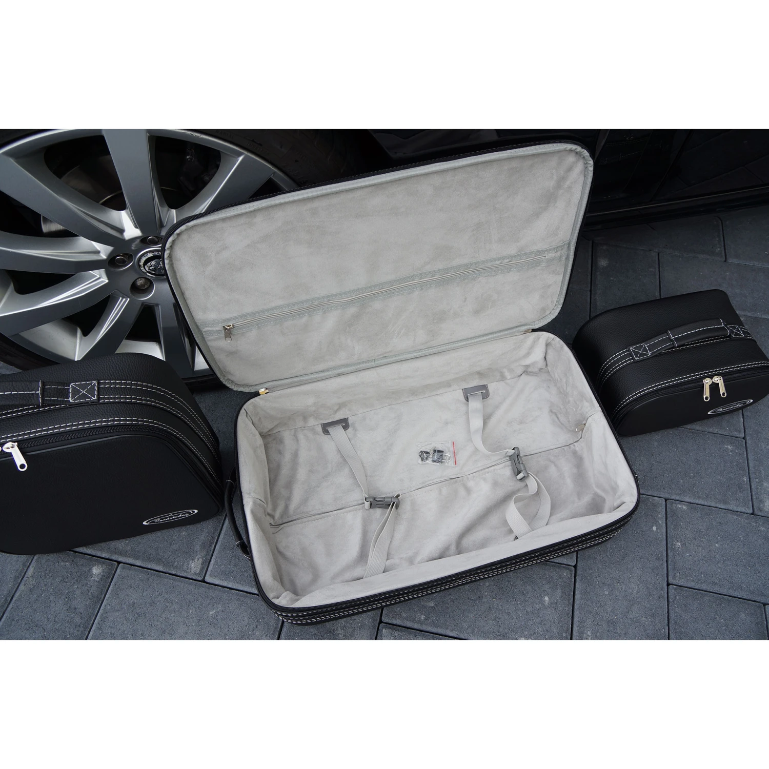 Jaguar XK/XKR Cabrio - 6tlg. Kofferset Kofferraum 7 Jaguar XK/XKR Cabrio - 6tlg. Kofferset Kofferraum – Bild 7