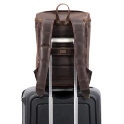 Leder Rucksack Siwa - Braun / Dots -Brax Taschen Deutschland Verkaufs-Shop 1051523 1120SIW016DOT5