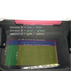 Kofferset Porsche 911 (991) Allrad/Turbo 101 Liter 3-tlg.